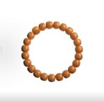 Monkey head and walnut old-style bucket bracelet
