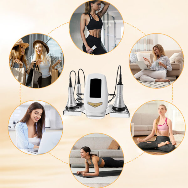 Valentine's Day Gift: 3-in-1 Full-Body Skin Care Device | 110V Premium White Model | Applicable to Face/Arms/Waist/Legs | Stylish and Durable Plastic Material | Suitable for Girlfriends/Mothers/Skin Care Enthusiasts