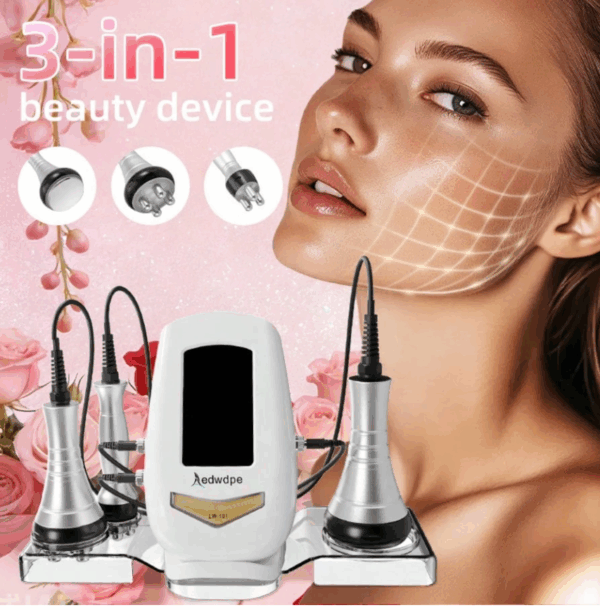 Valentine's Day Gift: 3-in-1 Full-Body Skin Care Device | 110V Premium White Model | Applicable to Face/Arms/Waist/Legs | Stylish and Durable Plastic Material | Suitable for Girlfriends/Mothers/Skin Care Enthusiasts