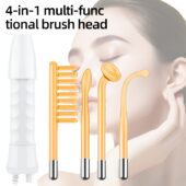 Professional 4-in-1 care device | Plug-in high-frequency facial and hair care